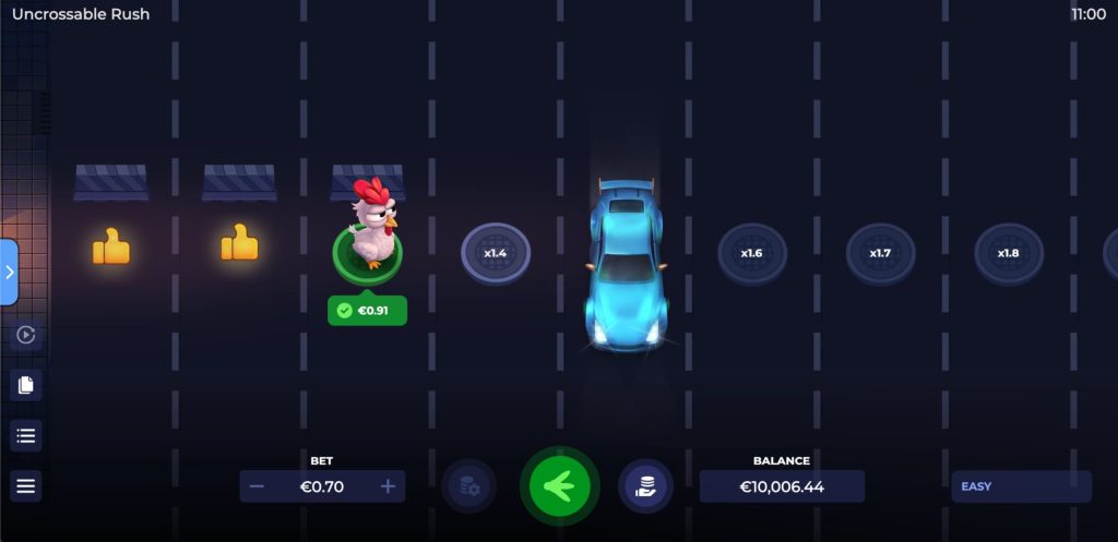 Glücksspiel Uncrossable Rush